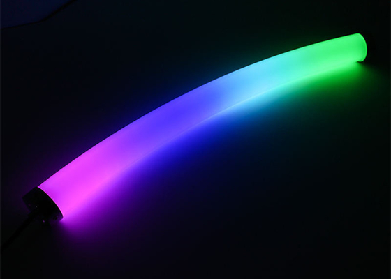 Cyfrowy pasek RGB RGBW Pixel LED Neon DC5V 12V 24V Średnica 40mm Pełny kolor
