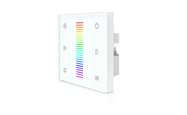 Wysokiej czułości Dotykowy kontroler LED RGBW montowany na ścianie w trybie Multi