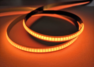 COB Pomarańczowe taśmy LED do szafki aluminiowej 24 V i 320 Led / M Długość fali 620-630nm