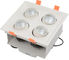 30w 50w Biały ściemniania LED Kratka Spot Light Kwadratowy kształt z wysoką wydajnością