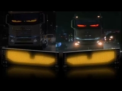 Super Truck Demon Eye LED Soft Screen APP Programowanie Bluetooth Reklama samochodowa Ekran Złe oczy