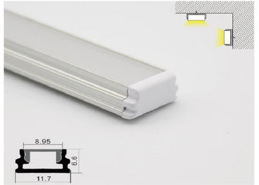 Odporność na wiatr LED Profil aluminiowy 11 X 7 mm Liniowe profile LED do sufitu / ściany