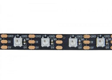 WS2812B Digital LED Strip Lights Programowalny czarny samoprzylepny PCB z CE / RoHS
