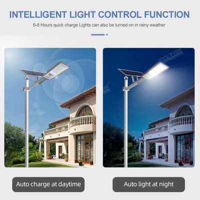 100w 200w All In One Solar Street Light Wysoka jasność Outdoor IP65 Wodoodporny