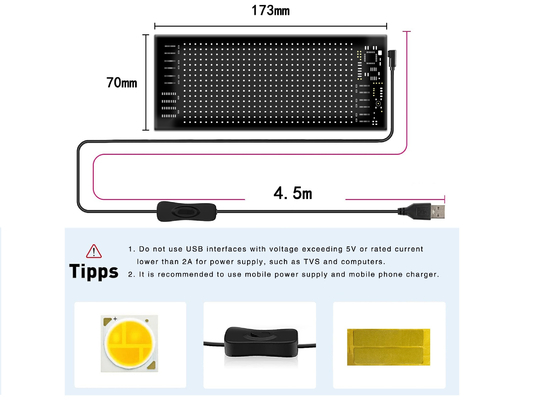 Elastyczna tabliczka LED 16*32 App Control Programmable Message Scrolling Display Elastyczny panel LED samochodowy