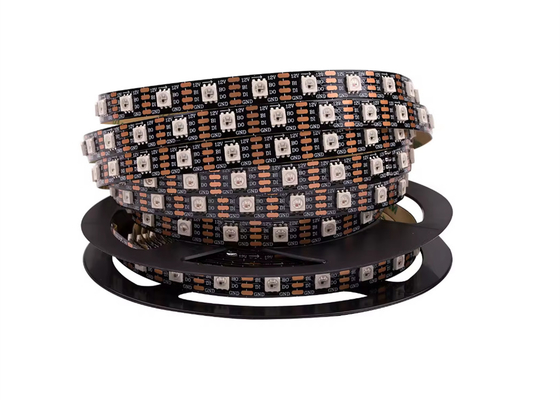 DC12V cyfrowa podwójna linia sygnału LED Flexible Tape WS2815 SMD5050 IP20 60led 60Pixel RGB WS2815b IC