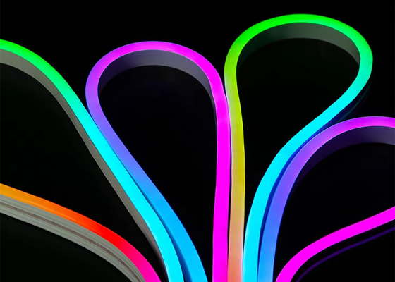 Smart Neon LED Rope Light Kit DC5V RGB Neon 1M 2M 5M IP67 DIY Neon Light Strip Bluetooth TUYA WIFI App Muzyka