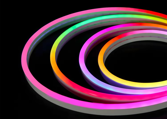 Smart Neon LED Rope Light Kit DC5V RGB Neon 1M 2M 5M IP67 DIY Neon Light Strip Bluetooth TUYA WIFI App Muzyka