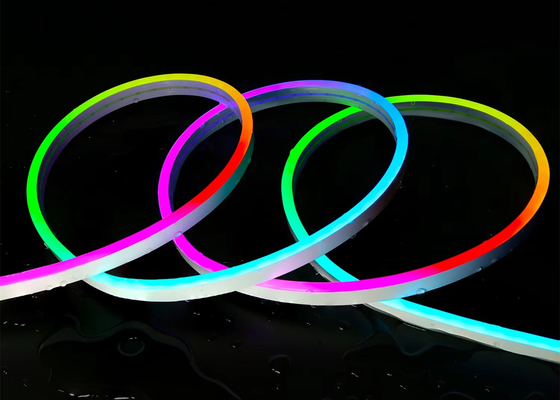 Smart Neon LED Rope Light Kit DC5V RGB Neon 1M 2M 5M IP67 DIY Neon Light Strip Bluetooth TUYA WIFI App Muzyka