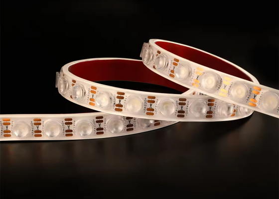 DC 24V 24W 1led wodoodporny miękki pasek białe światło LED soczewki ścienne do oświetlenia elewacji