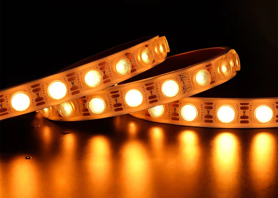 DC 24V 24W 1led wodoodporny miękki pasek białe światło LED soczewki ścienne do oświetlenia elewacji