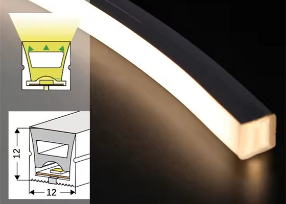 Elastyczna lampa neonowa LED 1212 Lampa silikonowa 12*12MM z wbudowanym sufitem Bez lampy głównej