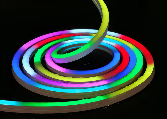 Niestandardowy RGBW LED Neon Strip Sign Flex Lights DMX Signal 24V IP67 wodoodporny do dekoracji wewnętrznej i zewnętrznej 1616mm