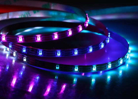 WS2812C 2020 90/120leds Magiczne kolorowe lampy stołowe z piasku Mini 4MM Lampy LED