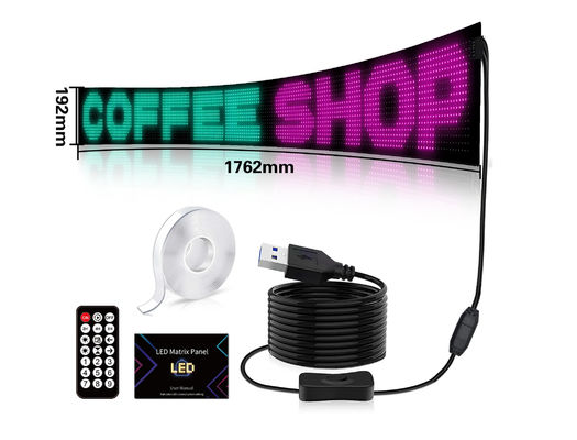 16*192 LED Smart Soft Screen App Control Car Pixel Display Dla znaków reklamowych w sklepach