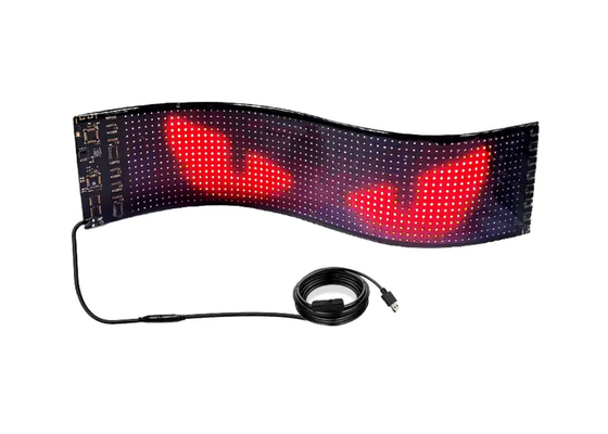 Ciężarówka Devil Eye LED Screen Car Light Ciężarówka Dynamic LED Light Smart Car Sticker Programmable LED Panel For Truck Windshield