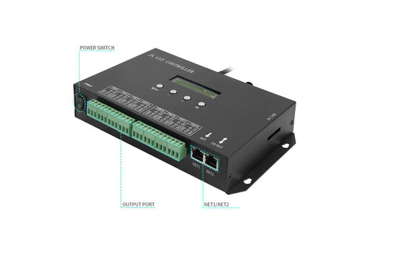 Programowalny kontroler LED SPI DMX512 H807SA 8192 pikseli dla taśmy LED DMX512 WS2811 WS2812B WS2815 APA102
