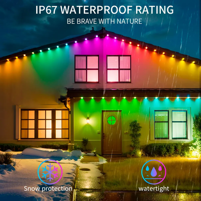 Świąteczna Dekoracja Domu Pixel Light Kolorowa 2024 RGB Programowalne Kształty LED Wodoodporne IP65 Oświetlenie Świąteczne