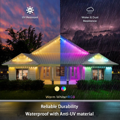 Świąteczna Dekoracja Domu Pixel Light Kolorowa 2024 RGB Programowalne Kształty LED Wodoodporne IP65 Oświetlenie Świąteczne