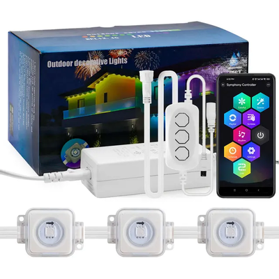 Świąteczna Dekoracja Domu Pixel Light Kolorowa 2024 RGB Programowalne Kształty LED Wodoodporne IP65 Oświetlenie Świąteczne