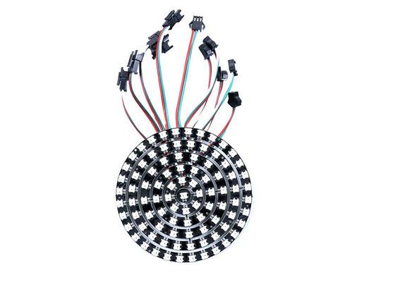 Cyfrowy Pełnokolorowy RGB WS2812 SK6812 IC Pixel DC5V Okrągły Pierścień LED
