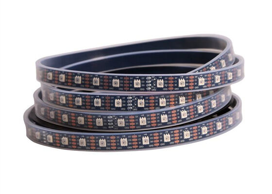 Wodoszczelne SK9822/APA102/APA102c RGB LED Strip Bulk 60LED/M Adresowalne inteligentne światła pasma krajobrazowe DC5V