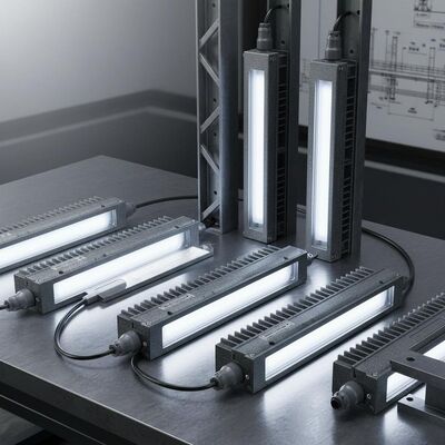 Światła oświetleniowe LED z aluminium IP65 przeznaczone do zastosowań przemysłowych z źródłem światła LED i silnym obudową